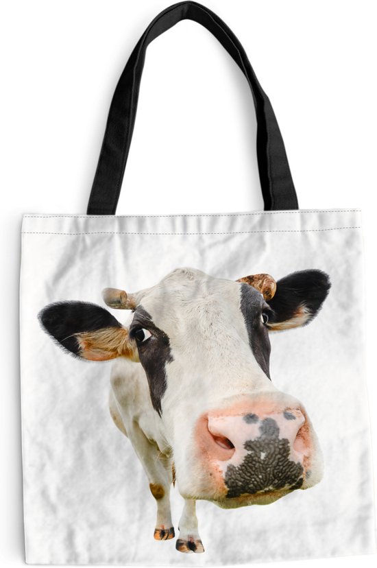 MuchoWow Schoudertas Strandtas Big Shopper Boodschappentas Koeien Wit . bol