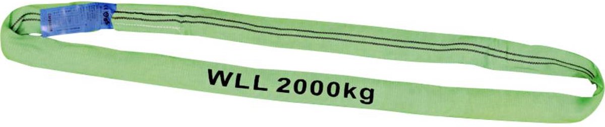 Petex 47202213 Rondstrop Werklast (WLL)=2 t Groen