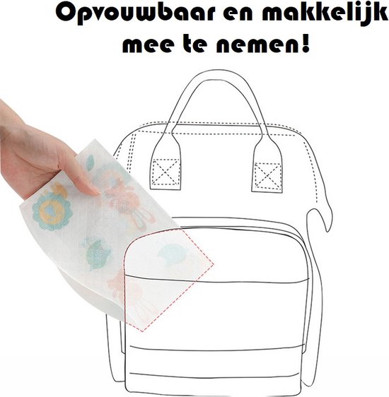40 Stuks - Wegwerp slabbetjes - Baby Peuter - Safari Dieren van Mommy Mooz — afbeelding 5