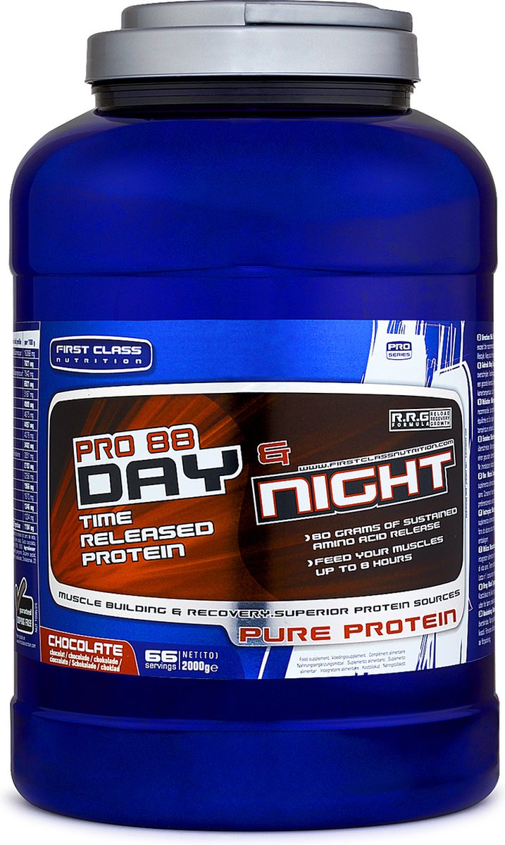 Pro88 Day & Night (Chocolate - 2000 gram) - FIRST CLASS NUTRITION - Eiwitpoeder