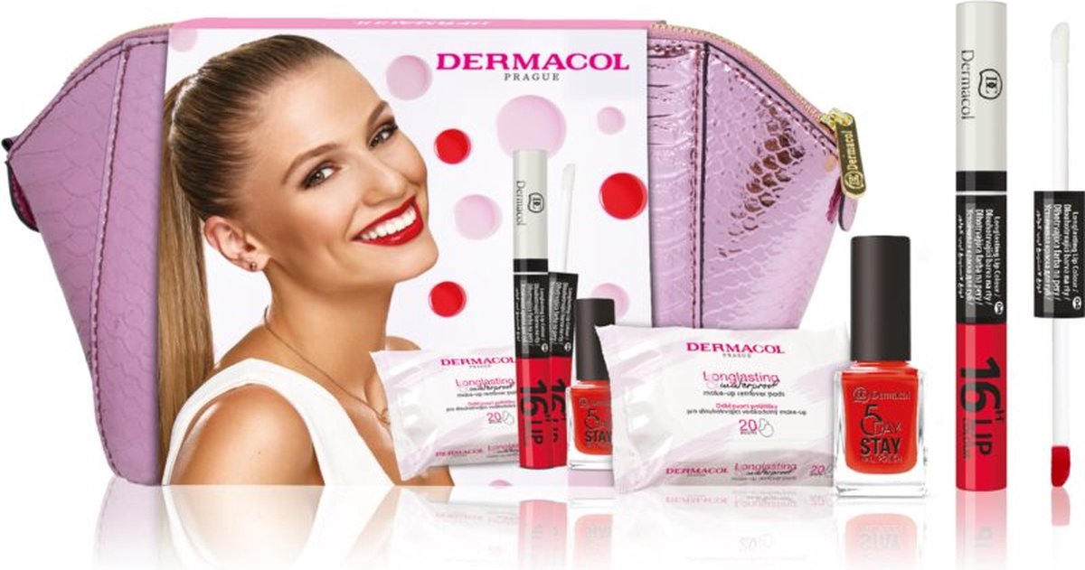Dermacol - 16H Lip Colour Gift Set - Decorative Cosmetics Gift Set