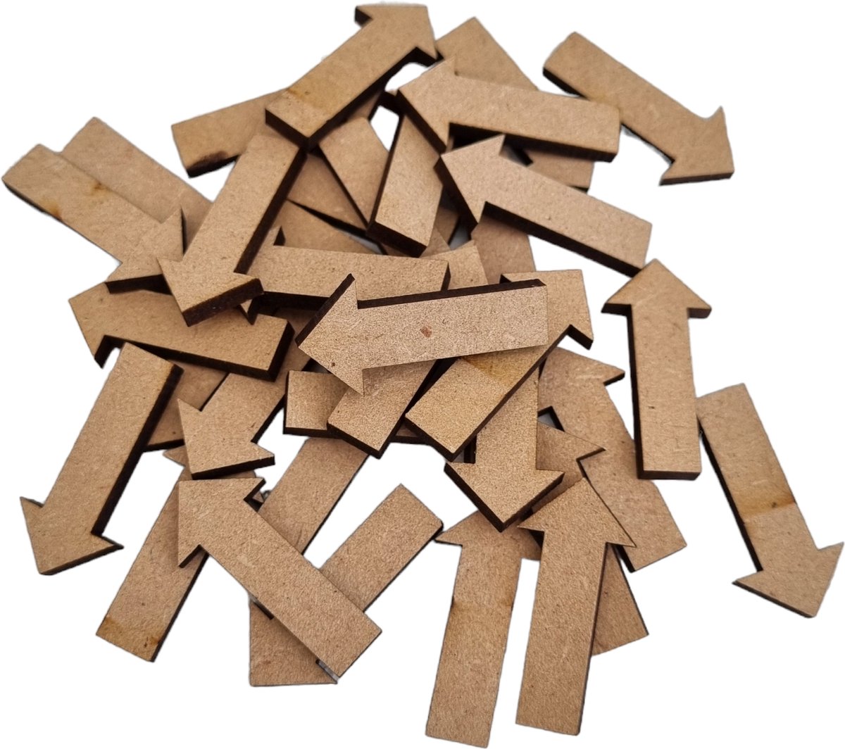 Laser gesneden Pijlen - Pijl - 3mm Mdf - Knutselen - 100 Stuks