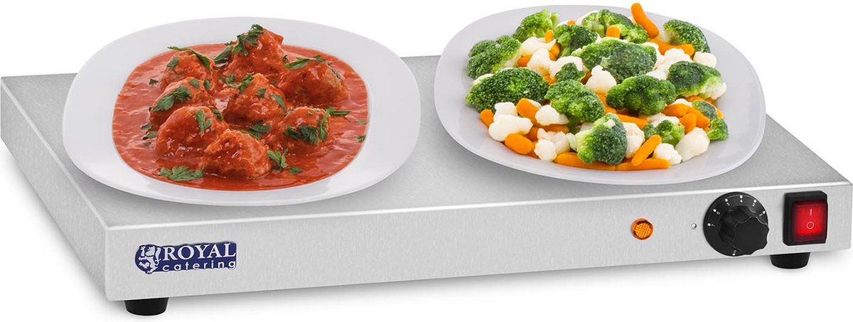 Kookplaat - 250 W - RVS - 50 cm - Royal Catering
