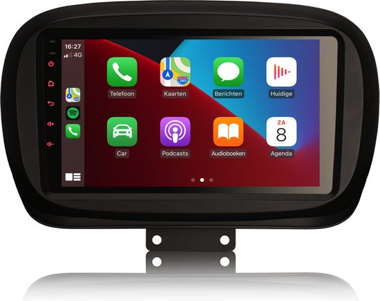 Autoradio GPS 7 Pollici Per Fiat Punto E Linea, Android 13, 4GB+64GB, 8 Core, Wireless CarPlay E Android Auto, DSP, Bluetooth 5.0, DAB+