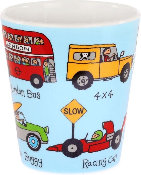 heel klein Auto's kinder melamine bekertje (8 x 7cm) - Tyrrell Katz van Tyrrell Katz — afbeelding 2