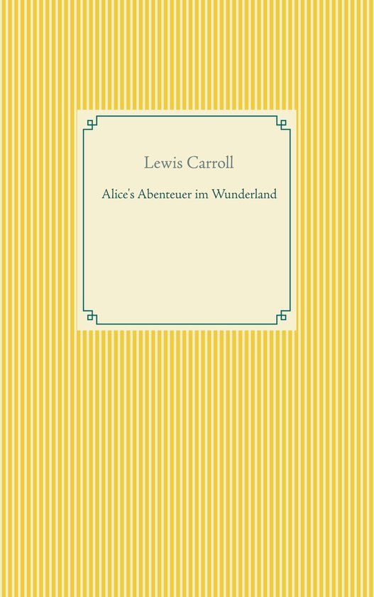 Taschenbuch-Literatur-Klassiker . - Alice's Abenteuer im Wun ... - cover
