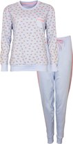 Irresistible Dames Pyjama - Katoen - Blauw - Maat XL