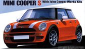 1:24 Fujimi 12253 Mini Cooper S with John Cooper Works Kits Plastic Modelbouwpakket