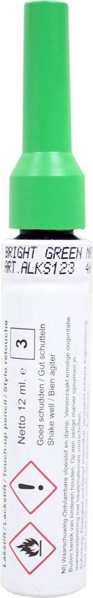 Alpina lakstift Bright Green PMS7738 Matt
