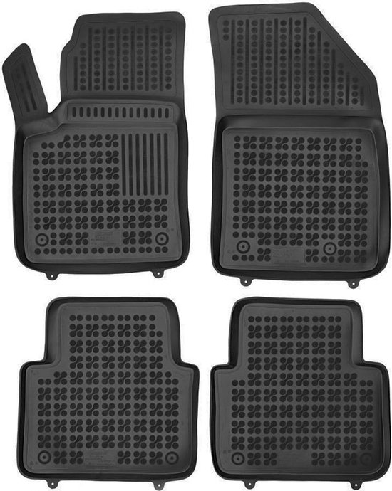 Gummimatten Set Für Opel Crossland X 2017-2021 - 4-teilig Mit Montageclips