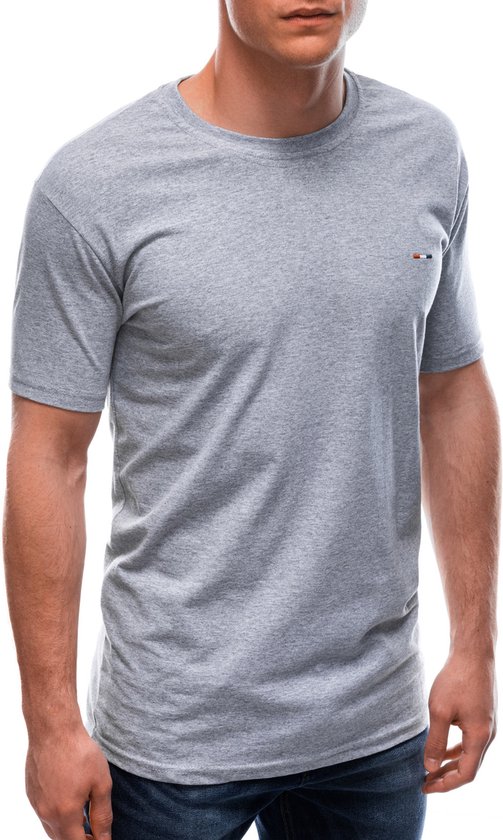 Effen heren tshirt S1658 grijs