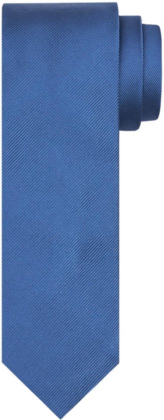 Profuomo stropdas - zijde - jeansblauw - Maat: One size