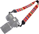 Courroie d'appareil photo - Courroie d'appareil photo - Courroie d'appareil photo - DSLR / Nikon / Canon / Sony Vintage Neck Strap Band - Rouge