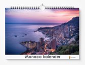 Calendrier monégasque 35 x 24 cm | Calendrier des anniversaires Monaco | Calendrier Anniversaire Adultes