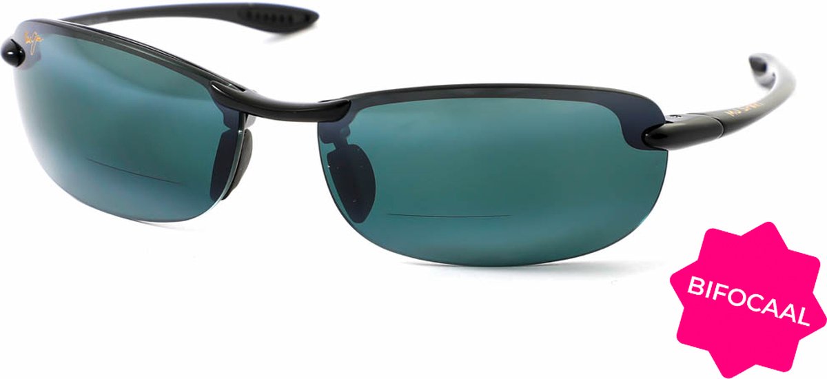 Zonneleesbril bifocaal Maui Jim Makaha-Gloss Black Maui Jim (Makaha)-+2.00