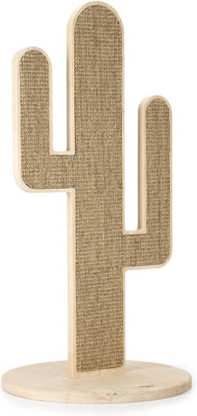 Designed by Lotte Cactus Oze - Krabpaal - Hout - 40x40x80 cm