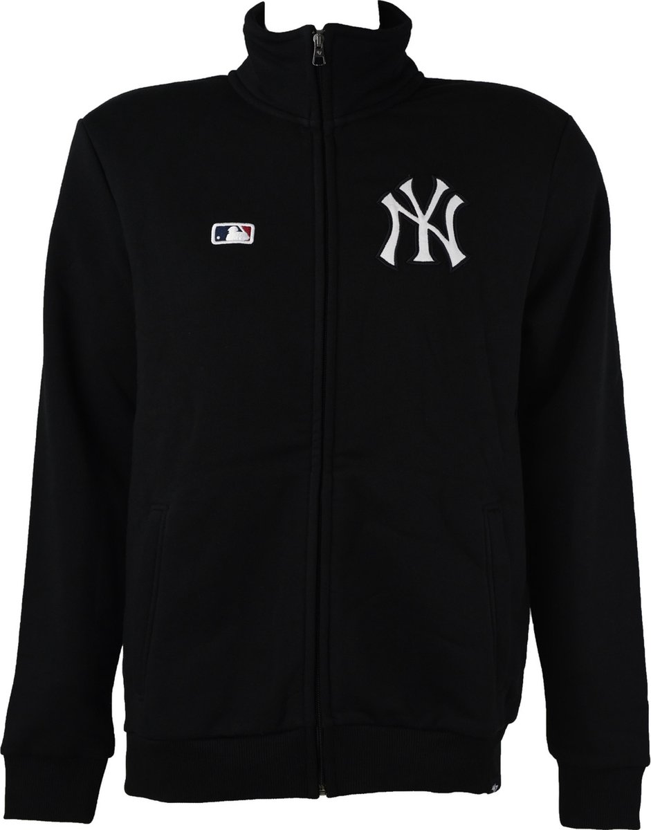 47 Brand MLB New York Yankees Core 47 Islington Track Jacket 546589, Mannen, Zwart, Sweatshirt, maat: M
