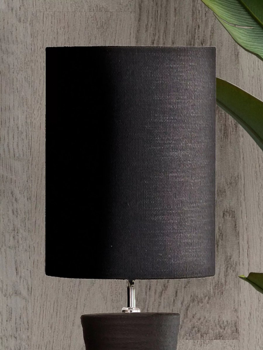 Lampenkap Stof Ø30 X H20 Cm Grijs - Cilinder Voor E14/E27 - Geschikt Voor Tafellamp, Vloerlamp & Hanglamp