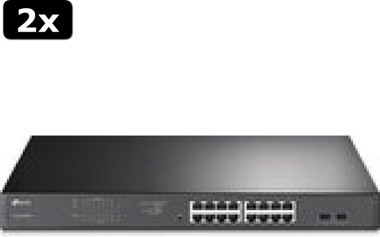 LevelOne netwerk-switch Managed L2 Gigabit Ethernet (10/100/1000) Zwart - GES-2216 - - Gratis bezorgd