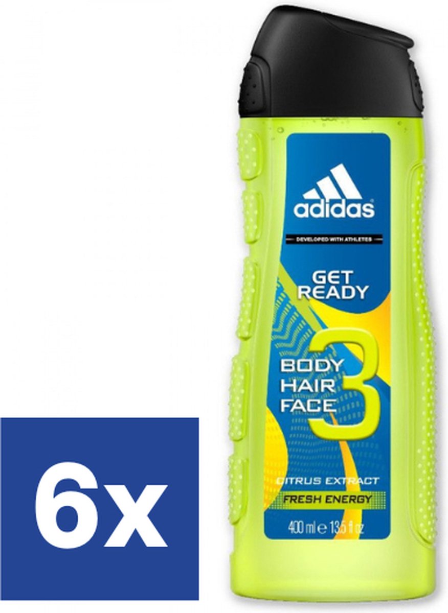 Adidas Men Fresh Energy Douchegel - 6 x 400 ml