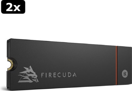 2x Seagate FireCuda 530 avec dissipateur thermique - SSD interne M.2 - NVMe  -... | bol.com