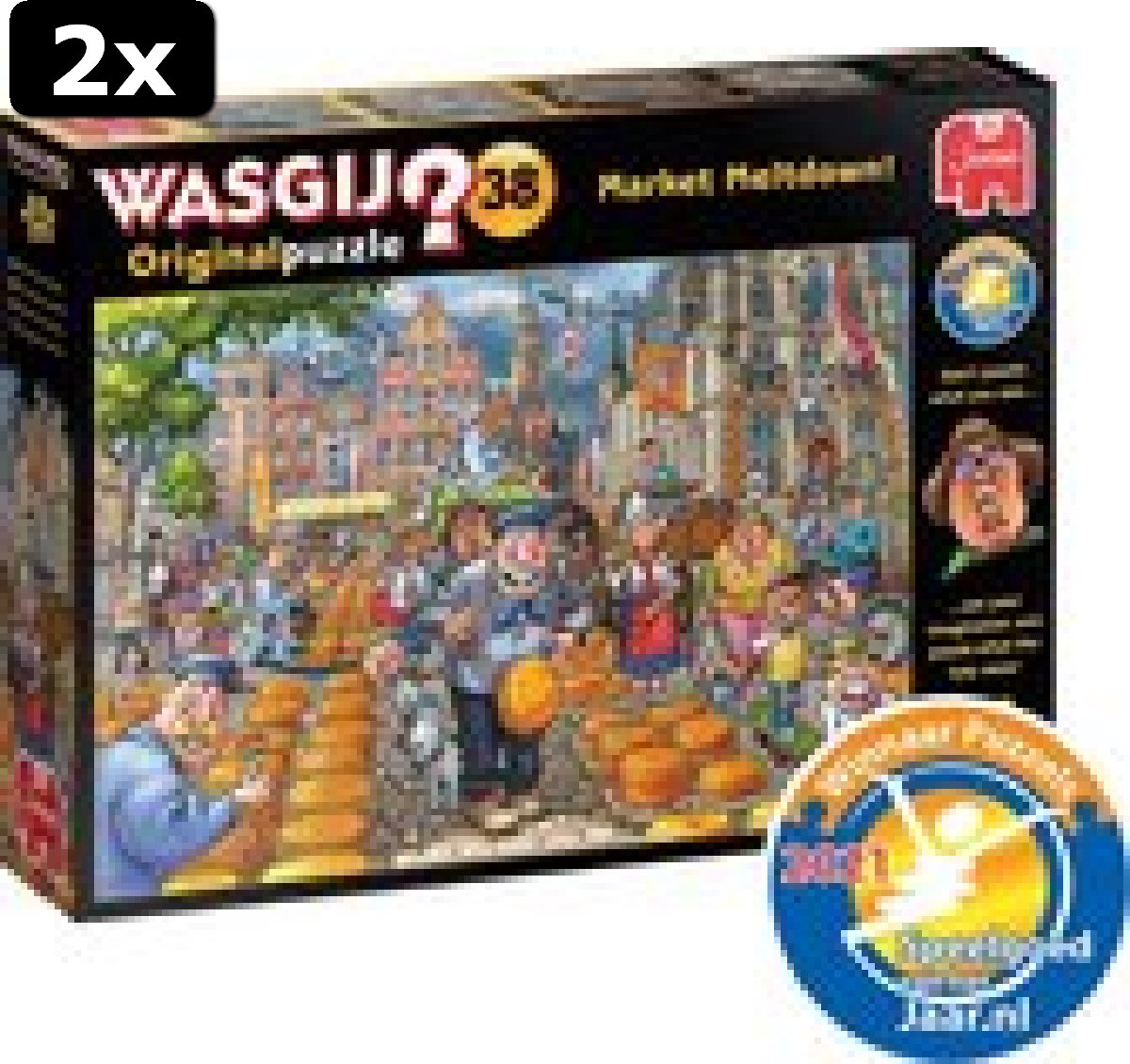 2x Wasgij Original 38 Kaasalarm puzzel - 1000 stukjes
