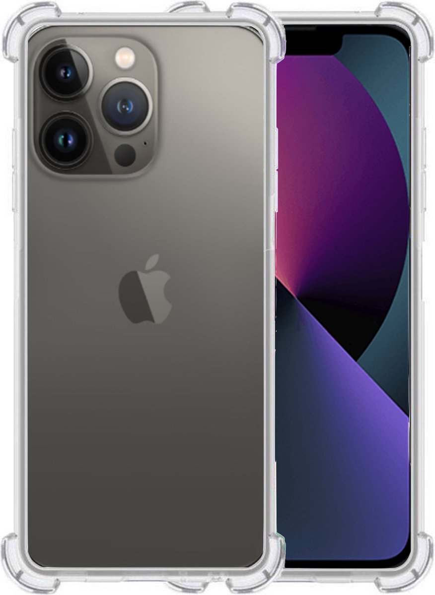 Hoesje geschikt voor iPhone 14 Plus – Extreme Shock Case – Cover Transparant