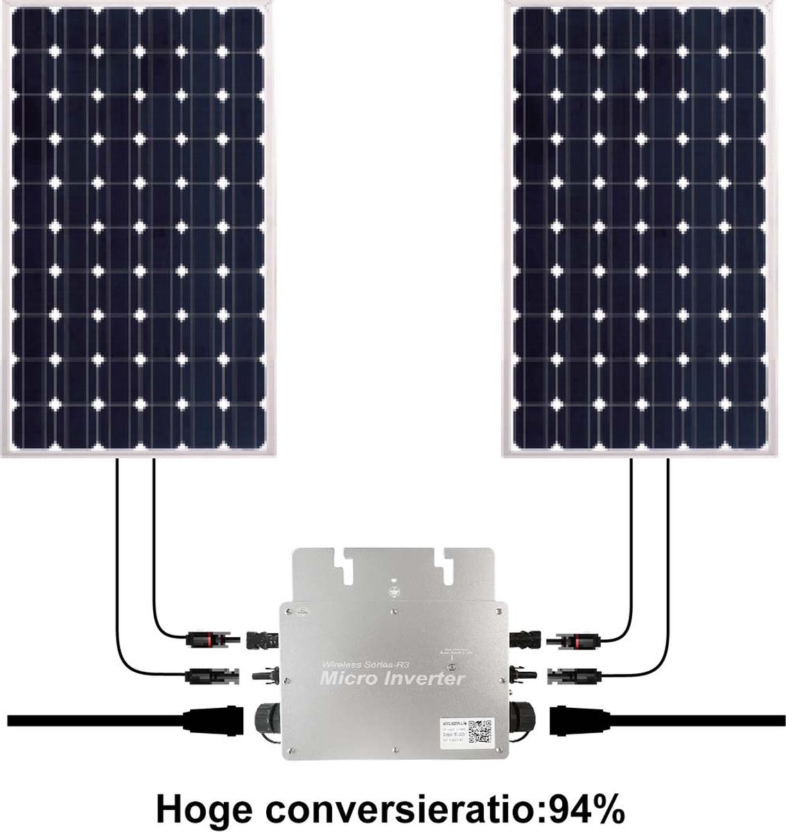I'M SOLAR Micro-omvormer HMS-800 | Alma Solar® Nr.1 van zonnepanelen online I'M SOLAR Micro-omvormer HMS-800 | Alma Solar® Nr.1 van zonnepanelen online