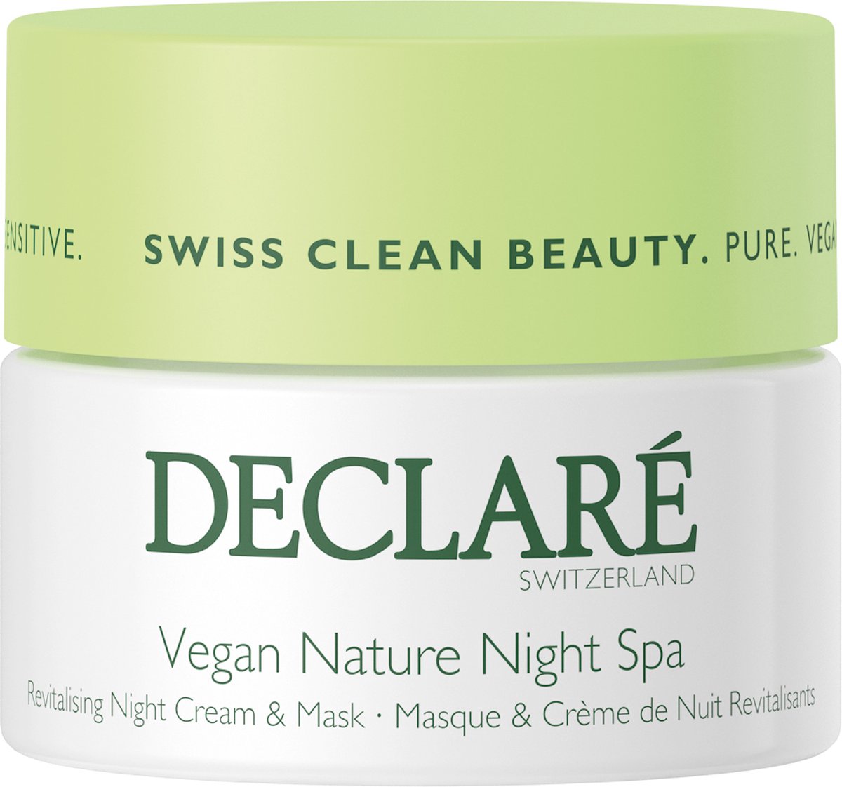 Revitaliserend Crème Masker Vegan Nature Night Spa Declaré (50 ml)