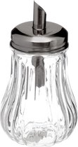 5Five - Suikerpot/suikerstrooier glas met RVS tuit - 180ml