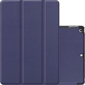 Hoesje Geschikt voor iPad 10.2 2019 Hoesje Case Hard Cover Hoes Book Case - Donkerblauw.