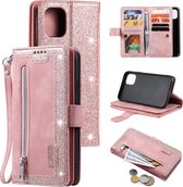 Book Case Apple iPhone 14 Plus - Lederen Telefoonhoesje - Wallet - Roze