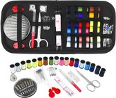 Trousse De Couture 37 Pièces - Enfile-aiguille, Découseur, Dés, Aiguilles, Fils - Pour Réparations Rapides Et DIY