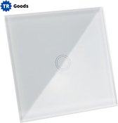 T.R. Goods Touch Glazen Lichtschakelaar met verlichting - Wandschakelaar - Touch - Glazen paneel - Touchscreen - Inbouwschakelaar