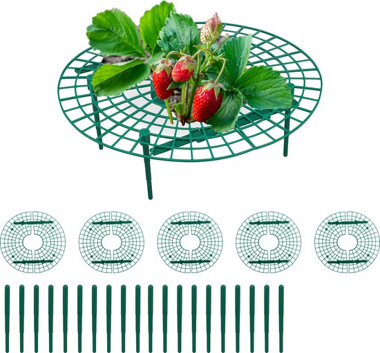 10 Pièces Support De Fraisier, Support Pour Fraisiers, Supports De
