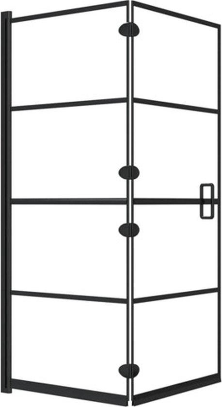 Foto: Vidaxl douchedeur 96x190 cm esg halfmat