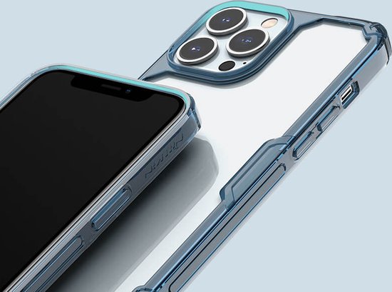 Coque de téléphone adaptée pour Apple iPhone 14 Pro Max - Coque en TPU Nillkin Nature - Coque arrière - Blauw