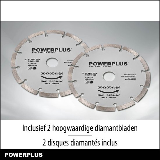 Powerplus POWX0650 Coupe-mur - 1800 W