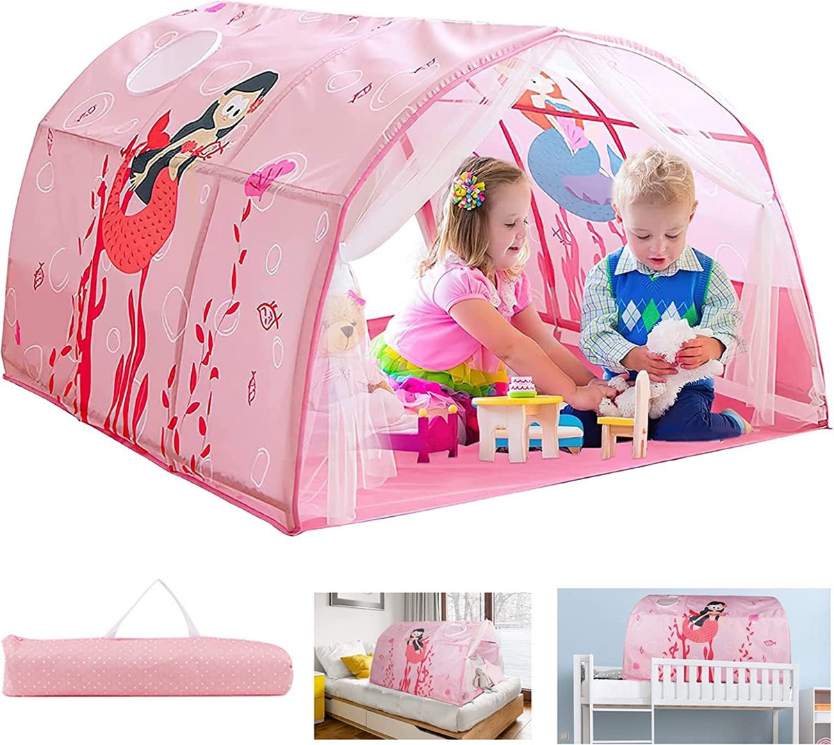 Speelhuisje voor kinderen in de tuin