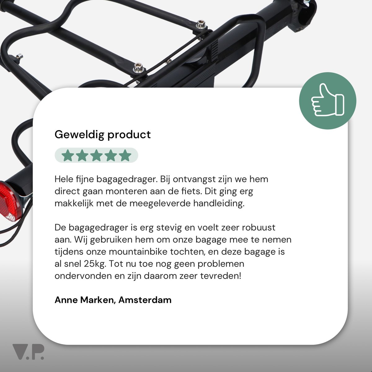 escaleren wol Overtreden V.P.®Quick Release Bagagedrager Fiets – Opzetdrager & Bagagedrager  Mountainbike –... | bol.com