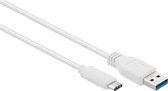 Câble USB3.0 AM-CM blanc 0,1 mètre