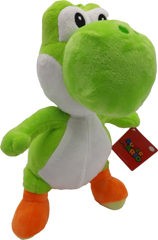 Yoshi Groen - Super Mario - Knuffel - Pluche - 28 cm