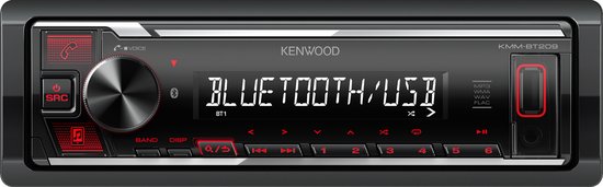 Autoradio Kenwood KMM-BT209 - Rouge | bol