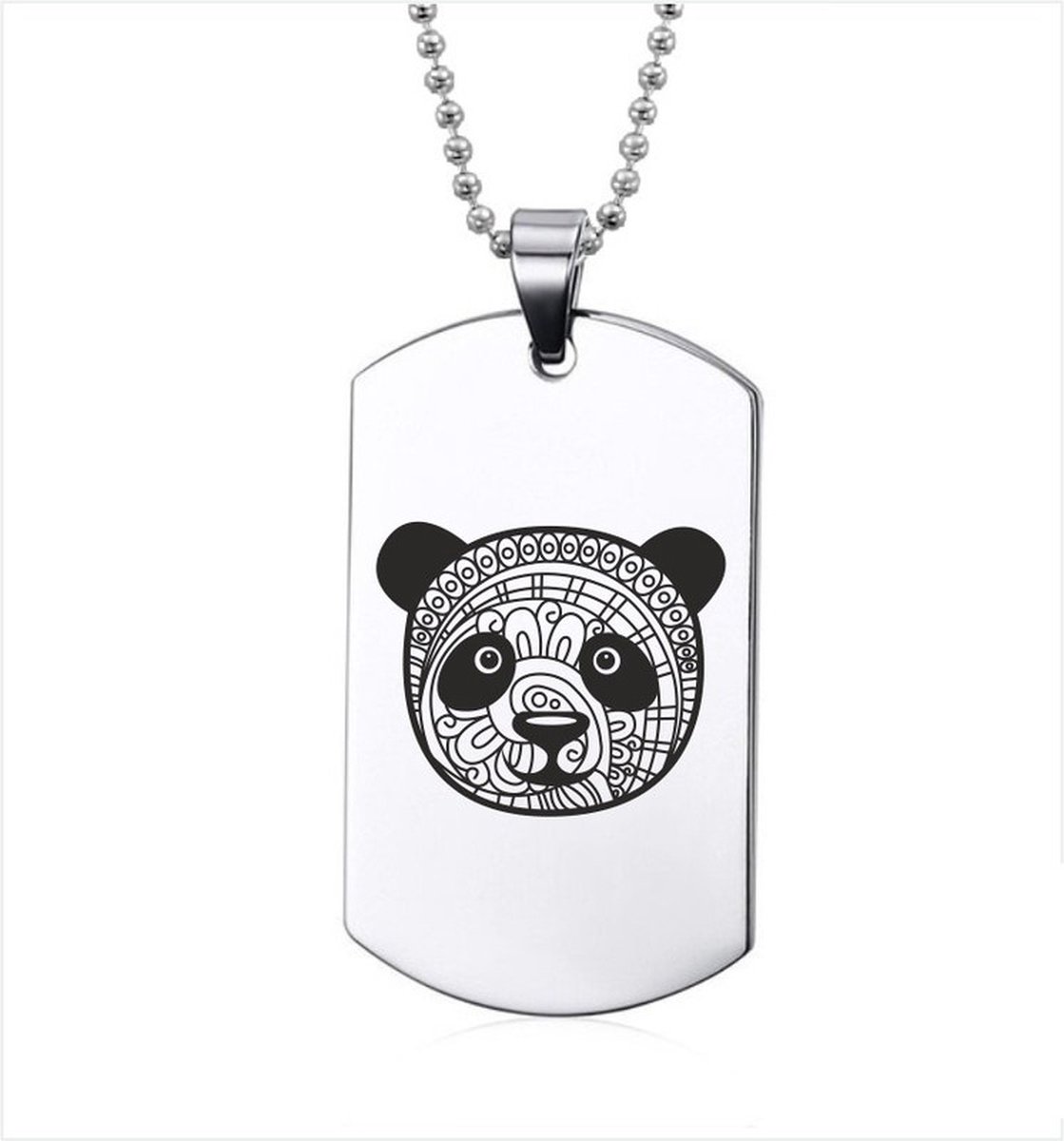 Ketting RVS - Panda