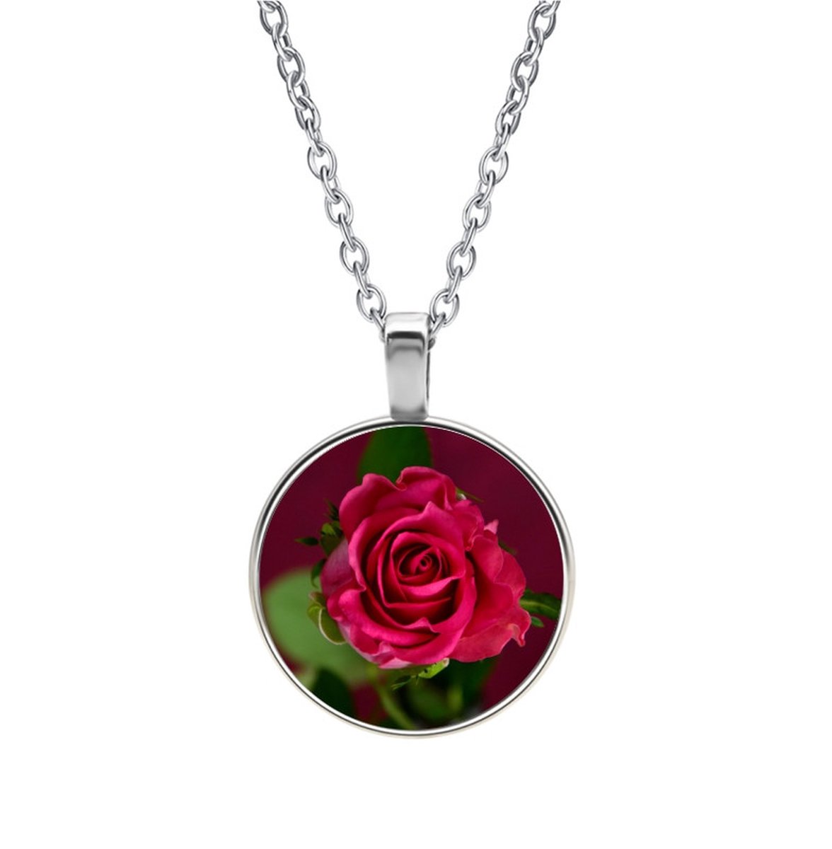 Ketting Glas - Roos