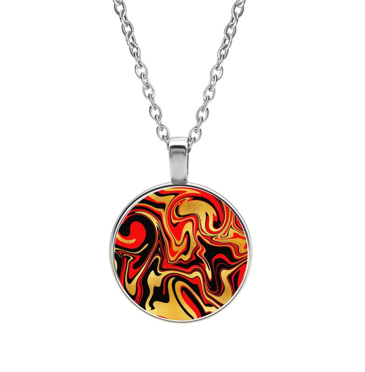 Ketting Glas - Marmer