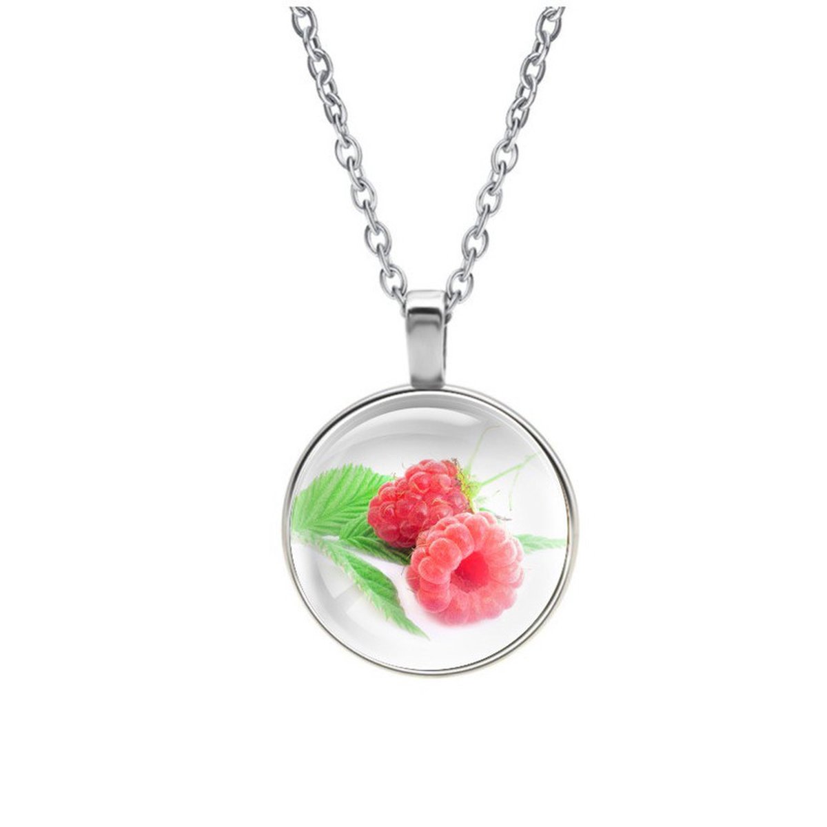 Ketting Glas - Frambozen