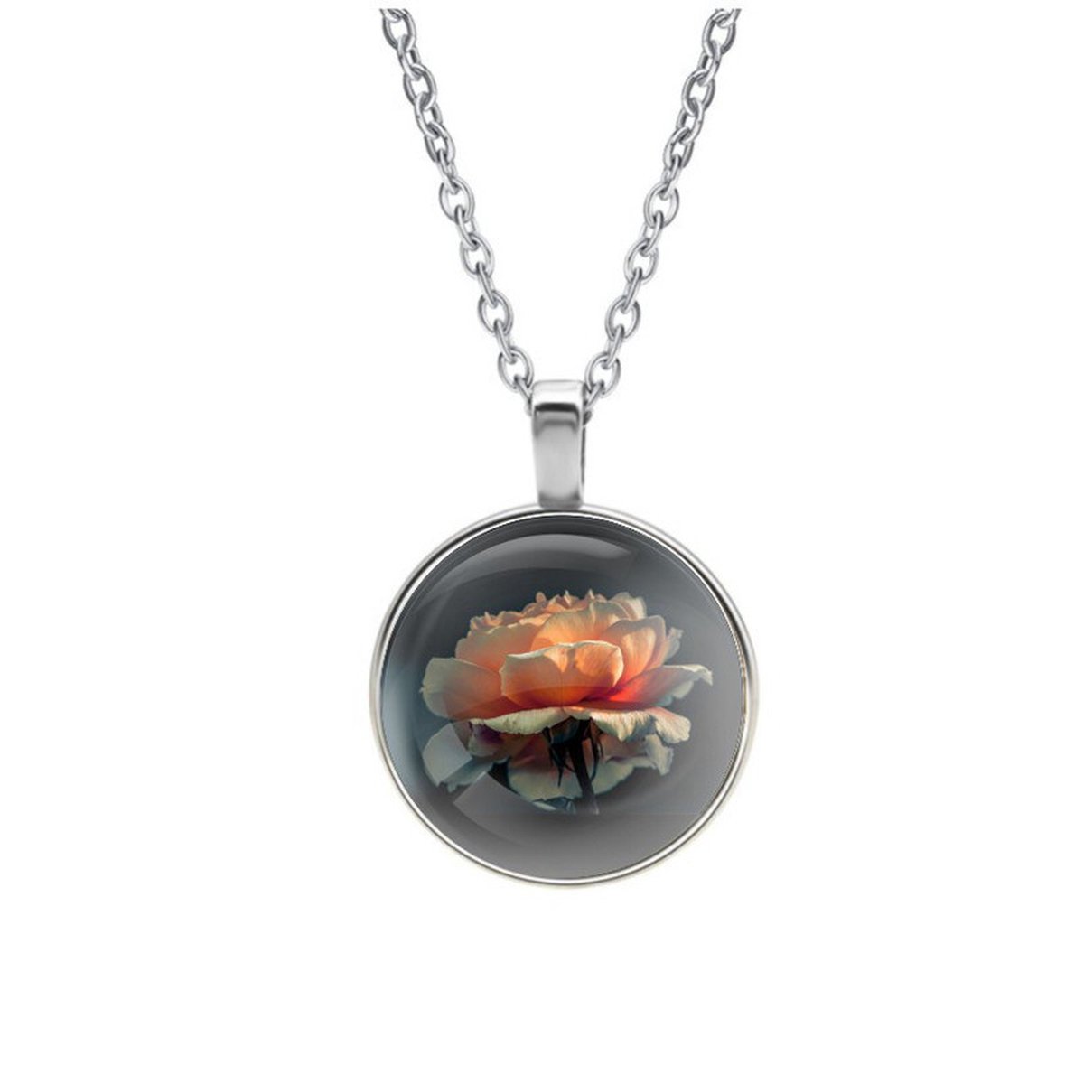 Ketting Glas - Bloem