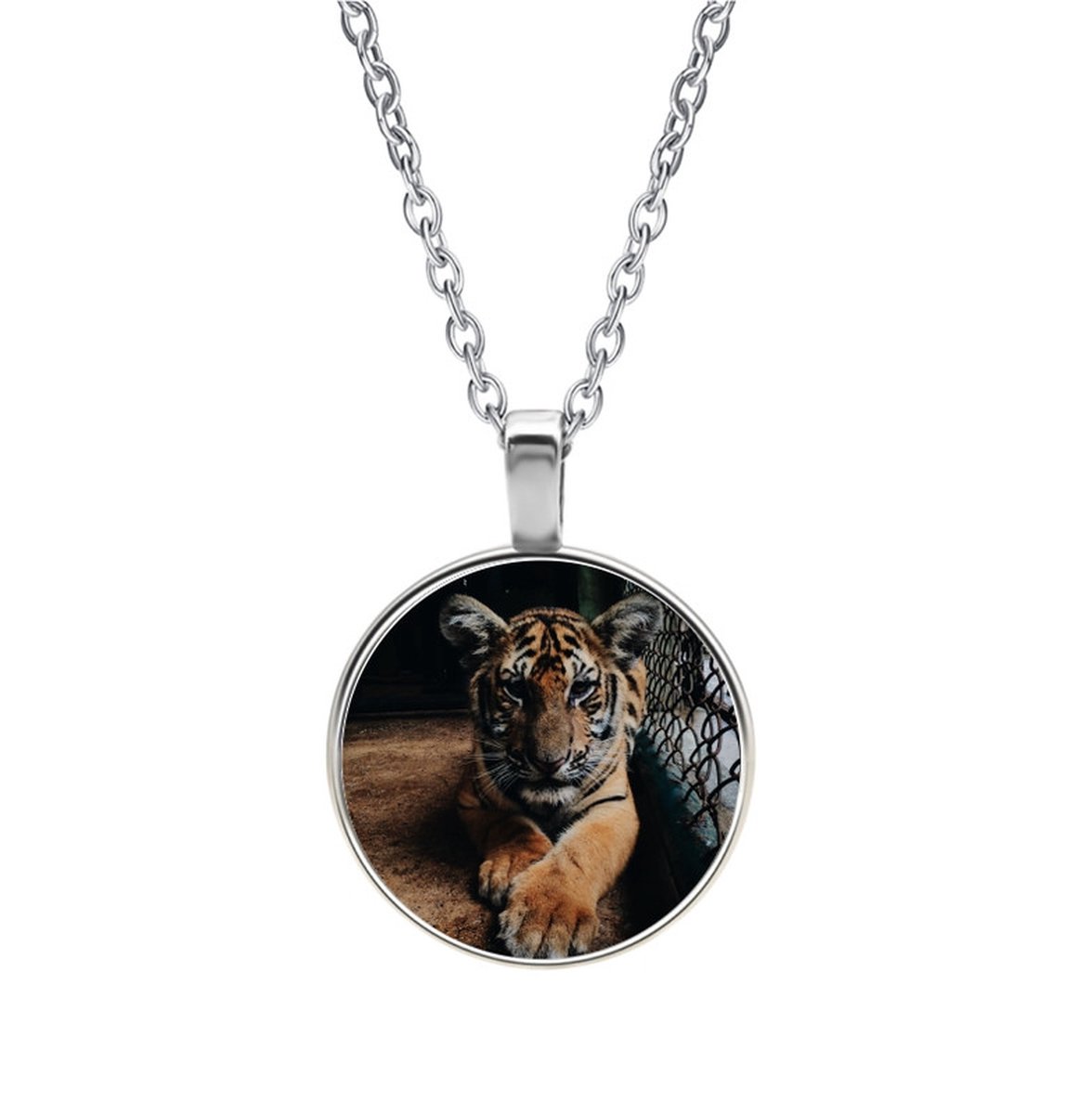 Ketting Glas - Tijger
