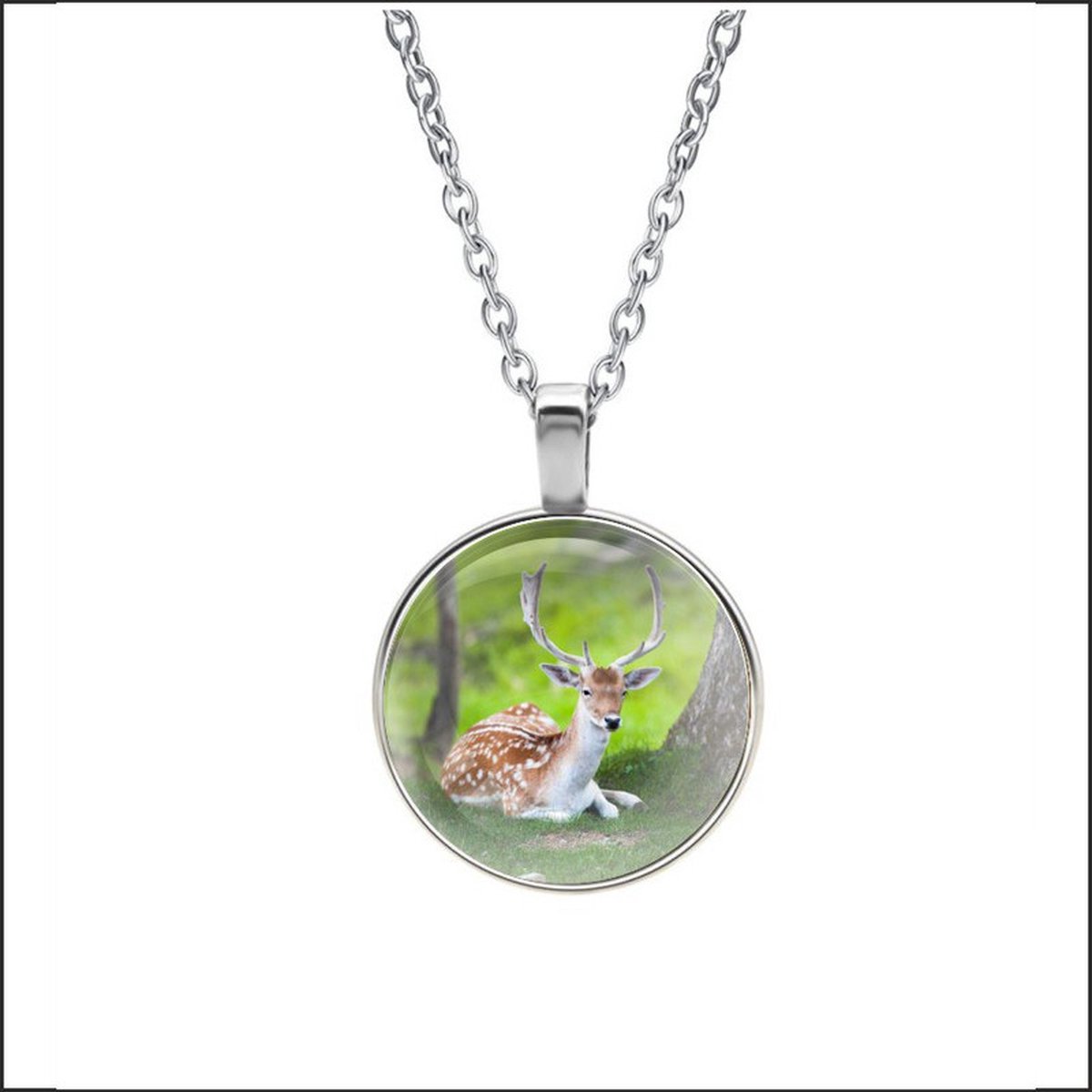 Ketting Glas - Hert
